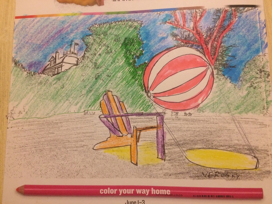 colored image of Parrish Beach